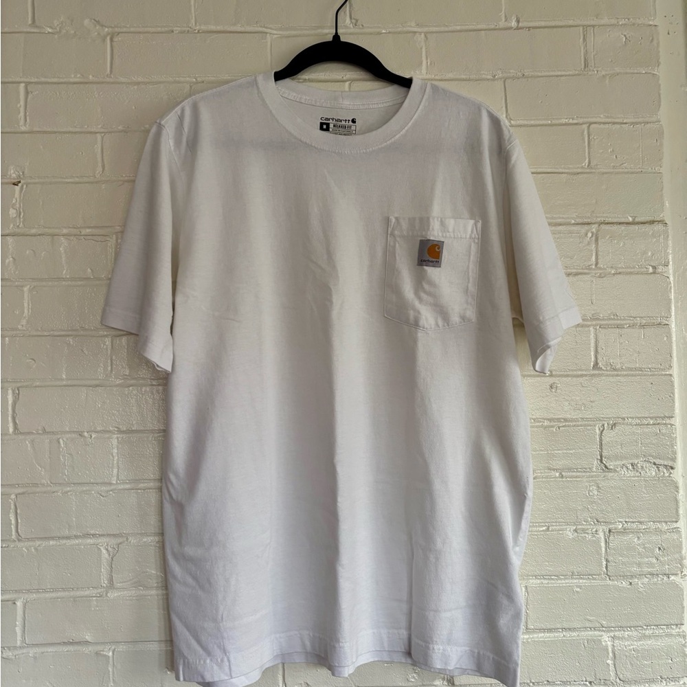 Carhartt Men's Classic White Pocket Tee